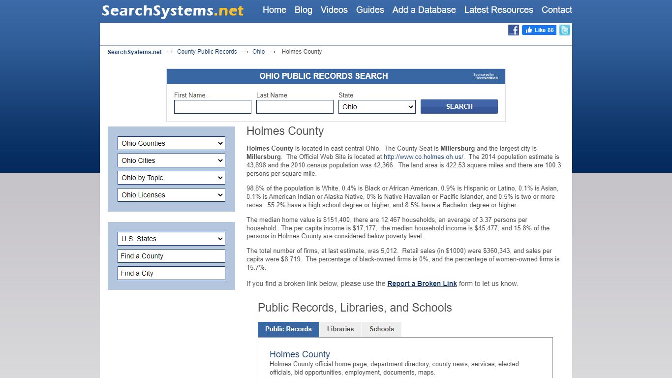 Holmes County Criminal and Public Records